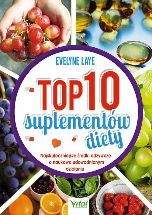 okładka ksiażki top 10 suplementów diety wydawnictwo Vital